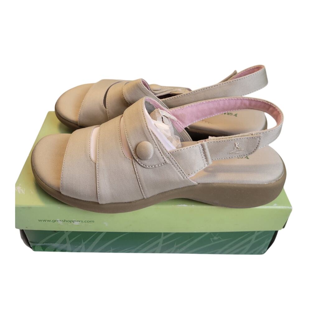 VTG Keds Grasshoppers Size 11m Savannah Stone Slingback Sandal Women's